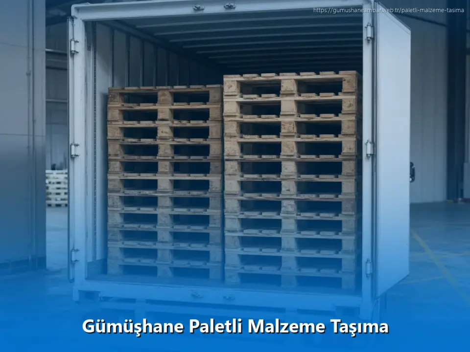 Gümüşhane Paletli Malzeme Taşıma